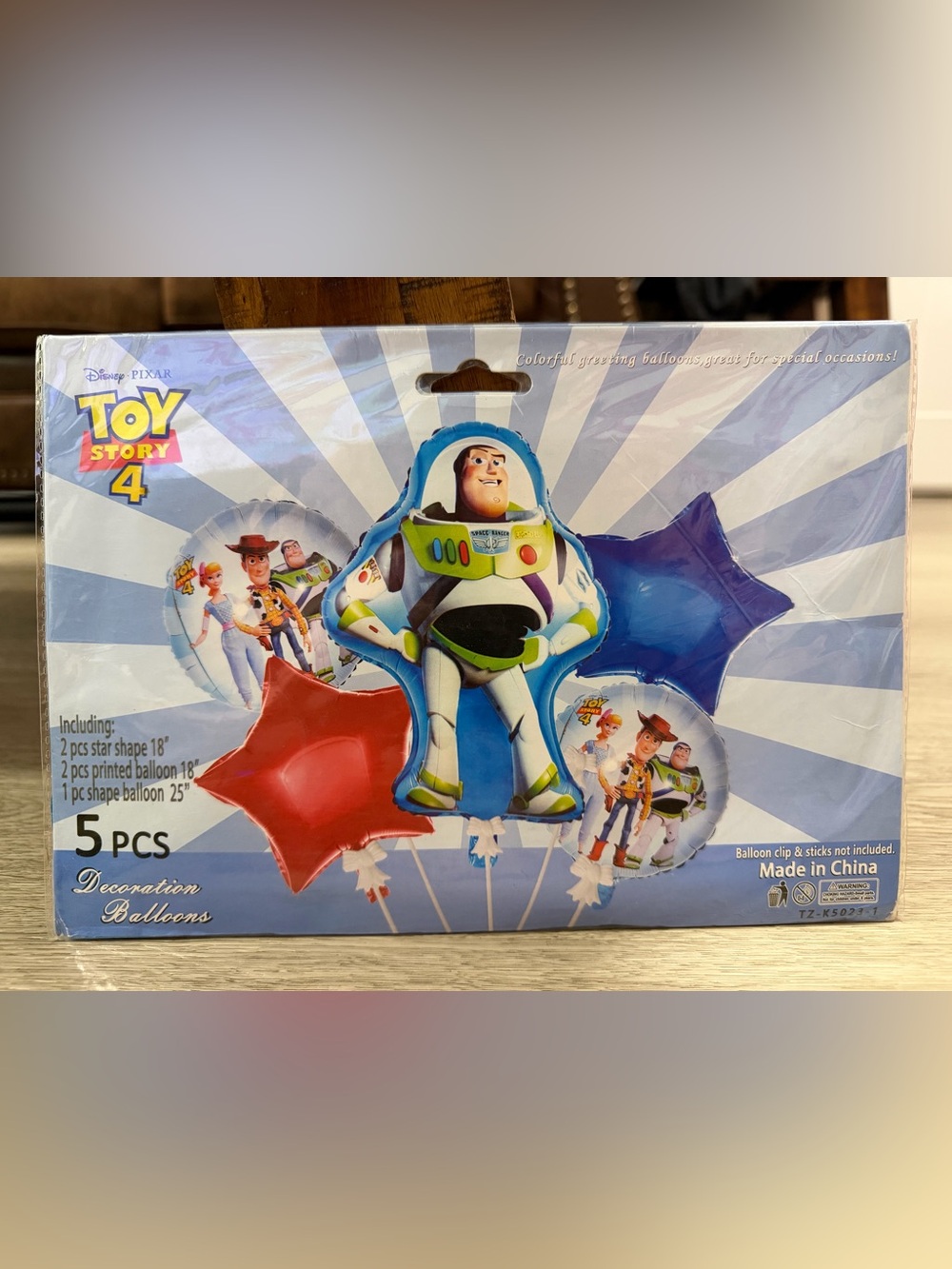 Buzz Lightyear Toy Story Balloon Set